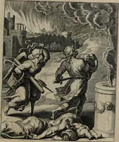 An illustration from Quinti Horatii Flacci emblemata : imaginibus in aes incisis, notisq[ue], illustrata (1612)