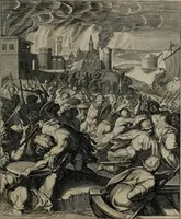 An illustration from Quinti Horatii Flacci emblemata : imaginibus in aes incisis, notisq[ue], illustrata (1612)