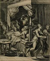 An illustration from Quinti Horatii Flacci emblemata : imaginibus in aes incisis, notisq[ue], illustrata (1612)