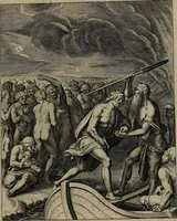An illustration from Quinti Horatii Flacci emblemata : imaginibus in aes incisis, notisq[ue], illustrata (1612)