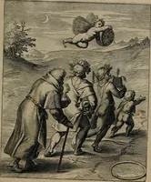 An illustration from Quinti Horatii Flacci emblemata : imaginibus in aes incisis, notisq[ue], illustrata (1612)