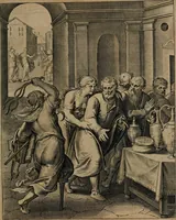An illustration from Quinti Horatii Flacci emblemata : imaginibus in aes incisis, notisq[ue], illustrata (1612)