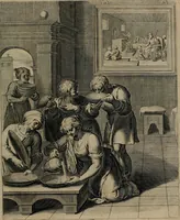 An illustration from Quinti Horatii Flacci emblemata : imaginibus in aes incisis, notisq[ue], illustrata (1612)