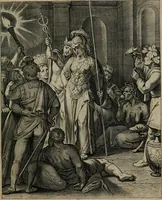 Picture 23 of 104 from Quinti Horatii Flacci emblemata : imaginibus in aes incisis, notisq[ue], illustrata (1612), leaf 54