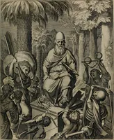 An illustration from Quinti Horatii Flacci emblemata : imaginibus in aes incisis, notisq[ue], illustrata (1612)