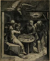 Picture 41 of 104 from Quinti Horatii Flacci emblemata : imaginibus in aes incisis, notisq[ue], illustrata (1612), leaf 90