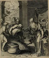 An illustration from Quinti Horatii Flacci emblemata : imaginibus in aes incisis, notisq[ue], illustrata (1612)