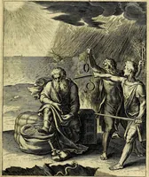 An illustration from Quinti Horatii Flacci emblemata imaginibus in æs incis, notisq́; illustrata (1612)