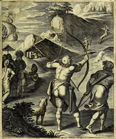 An illustration from Quinti Horatii Flacci emblemata imaginibus in æs incis, notisq́; illustrata (1612)