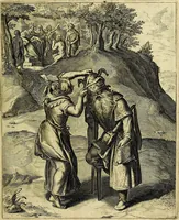 Picture 57 of 104 from Quinti Horatii Flacci emblemata imaginibus in æs incis, notisq́; illustrata (1612), leaf 128