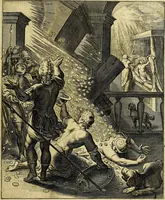 Picture 59 of 104 from Quinti Horatii Flacci emblemata imaginibus in æs incis, notisq́; illustrata (1612), leaf 132