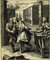 An illustration from Quinti Horatii Flacci emblemata imaginibus in æs incis, notisq́; illustrata (1612)