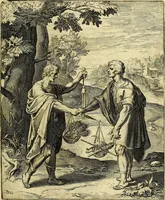 Picture 65 of 104 from Quinti Horatii Flacci emblemata imaginibus in æs incis, notisq́; illustrata (1612), leaf 144