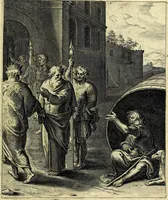 Picture 71 of 104 from Quinti Horatii Flacci emblemata imaginibus in æs incis, notisq́; illustrata (1612), leaf 156
