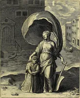 Picture 73 of 104 from Quinti Horatii Flacci emblemata imaginibus in æs incis, notisq́; illustrata (1612), leaf 160