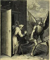 Picture 81 of 104 from Quinti Horatii Flacci emblemata imaginibus in æs incis, notisq́; illustrata (1612), leaf 176