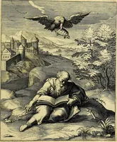 Picture 89 of 104 from Quinti Horatii Flacci emblemata imaginibus in æs incis, notisq́; illustrata (1612), leaf 190