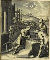An illustration from Quinti Horatii Flacci emblemata imaginibus in æs incis, notisq́; illustrata (1612)