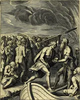 An illustration from Quinti Horatii Flacci emblemata imaginibus in æs incis, notisq́; illustrata (1612)