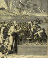 Picture 98 of 104 from Quinti Horatii Flacci emblemata imaginibus in æs incis, notisq́; illustrata (1612), leaf 208