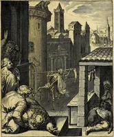 An illustration from Quinti Horatii Flacci emblemata imaginibus in æs incis, notisq́; illustrata (1612)