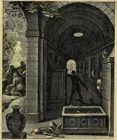 Picture 101 of 104 from Quinti Horatii Flacci emblemata imaginibus in æs incis, notisq́; illustrata (1612), leaf 214