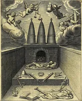 Picture 103 of 104 from Quinti Horatii Flacci emblemata imaginibus in æs incis, notisq́; illustrata (1612), leaf 218