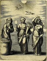 Picture 7 of 104 from Quinti Horatii Flacci emblemata imaginibus in æs incis, notisq́; illustrata (1612), leaf 24
