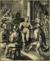 An illustration from Quinti Horatii Flacci emblemata imaginibus in æs incis, notisq́; illustrata (1612)