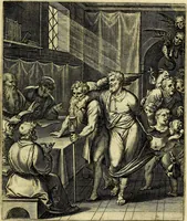An illustration from Quinti Horatii Flacci emblemata imaginibus in æs incis, notisq́; illustrata (1612)