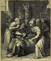 An illustration from Quinti Horatii Flacci emblemata imaginibus in æs incis, notisq́; illustrata (1612)