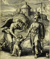 An illustration from Quinti Horatii Flacci emblemata imaginibus in æs incis, notisq́; illustrata (1612)