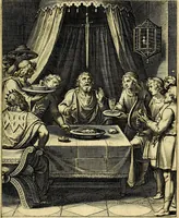 An illustration from Quinti Horatii Flacci emblemata imaginibus in æs incis, notisq́; illustrata (1612)