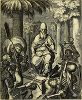 Picture 38 of 104 from Quinti Horatii Flacci emblemata imaginibus in æs incis, notisq́; illustrata (1612), leaf 88