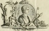 Picture 2 of 107 from Quinti Horatij Flacci Emblemata : imaginibus in aes incisis, notis[que] illustrata (1612), leaf 1