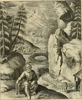 Picture 49 of 107 from Quinti Horatij Flacci Emblemata : imaginibus in aes incisis, notis[que] illustrata (1612), leaf 102