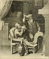 Picture 55 of 107 from Quinti Horatij Flacci Emblemata : imaginibus in aes incisis, notis[que] illustrata (1612), leaf 114