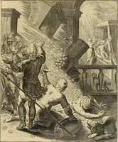 An illustration from Quinti Horatij Flacci Emblemata : imaginibus in aes incisis, notis[que] illustrata (1612)