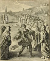 Picture 67 of 107 from Quinti Horatij Flacci Emblemata : imaginibus in aes incisis, notis[que] illustrata (1612), leaf 136