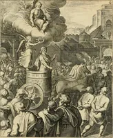 Picture 5 of 107 from Quinti Horatij Flacci Emblemata : imaginibus in aes incisis, notis[que] illustrata (1612), leaf 14