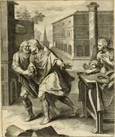 An illustration from Quinti Horatij Flacci Emblemata : imaginibus in aes incisis, notis[que] illustrata (1612)