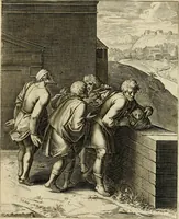 An illustration from Quinti Horatij Flacci Emblemata : imaginibus in aes incisis, notis[que] illustrata (1612)