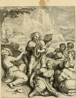 An illustration from Quinti Horatij Flacci Emblemata : imaginibus in aes incisis, notis[que] illustrata (1612)