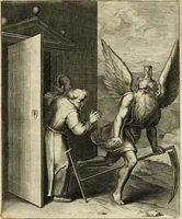 Picture 86 of 107 from Quinti Horatij Flacci Emblemata : imaginibus in aes incisis, notis[que] illustrata (1612), leaf 174