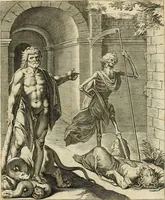 Picture 87 of 107 from Quinti Horatij Flacci Emblemata : imaginibus in aes incisis, notis[que] illustrata (1612), leaf 176
