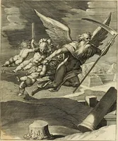 Picture 89 of 107 from Quinti Horatij Flacci Emblemata : imaginibus in aes incisis, notis[que] illustrata (1612), leaf 180