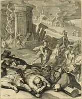 An illustration from Quinti Horatij Flacci Emblemata : imaginibus in aes incisis, notis[que] illustrata (1612)