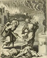 Picture 91 of 107 from Quinti Horatij Flacci Emblemata : imaginibus in aes incisis, notis[que] illustrata (1612), leaf 184