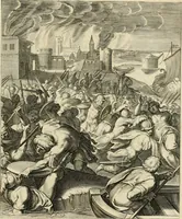 An illustration from Quinti Horatij Flacci Emblemata : imaginibus in aes incisis, notis[que] illustrata (1612)