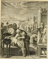 Picture 94 of 107 from Quinti Horatij Flacci Emblemata : imaginibus in aes incisis, notis[que] illustrata (1612), leaf 190